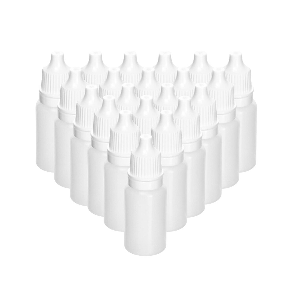 Qwork 150 Pack 10Ml Plastic Dropper Bottle, Portable Squeezable Drop Bottles, Liquid Sample Dropper Bottles