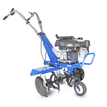 Hyundai Petrol Garden Tiller, Cultivator, Rotovator and Rototiller with 2.7kW, 150cc, 4-Stroke, tilling width of 560mm, tilling depth of 260mm, 6 x 4