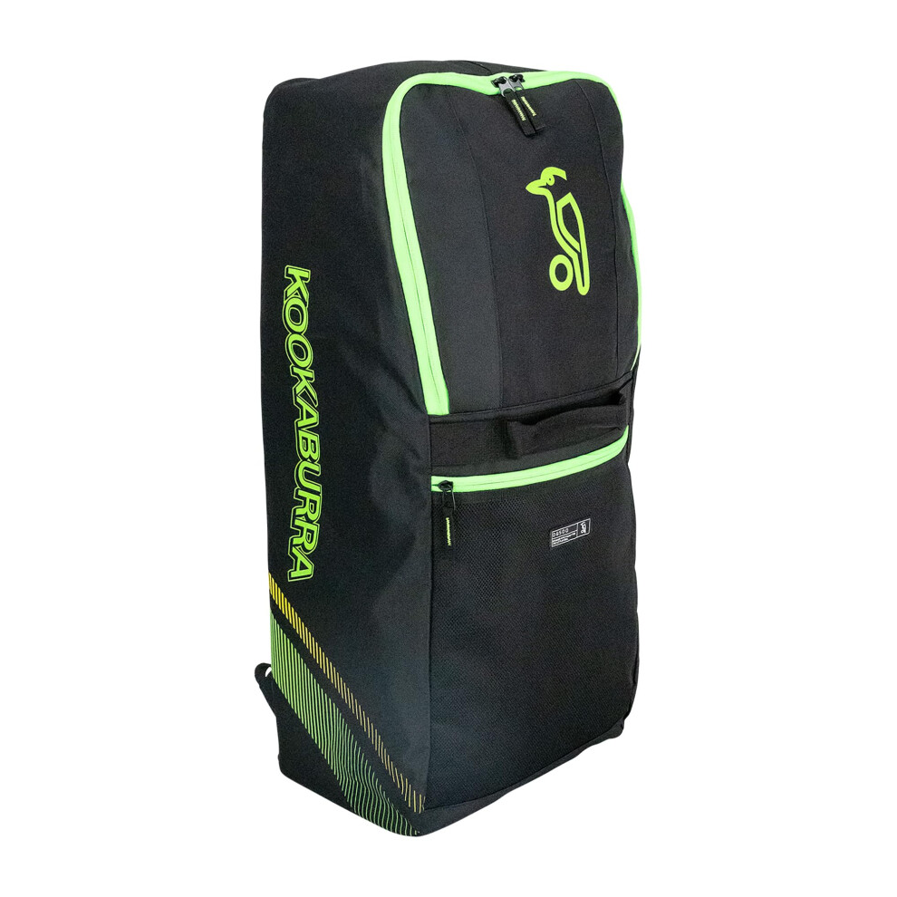 Kookaburra d6500 Duffle Cricket Bag - Black/Neon Green