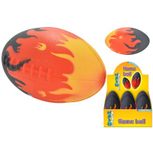 KandyToys Soft play Rugby Ball Flame Design