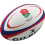 Gilbert England Rugby Replica Ball  WhiteRed Mini 1