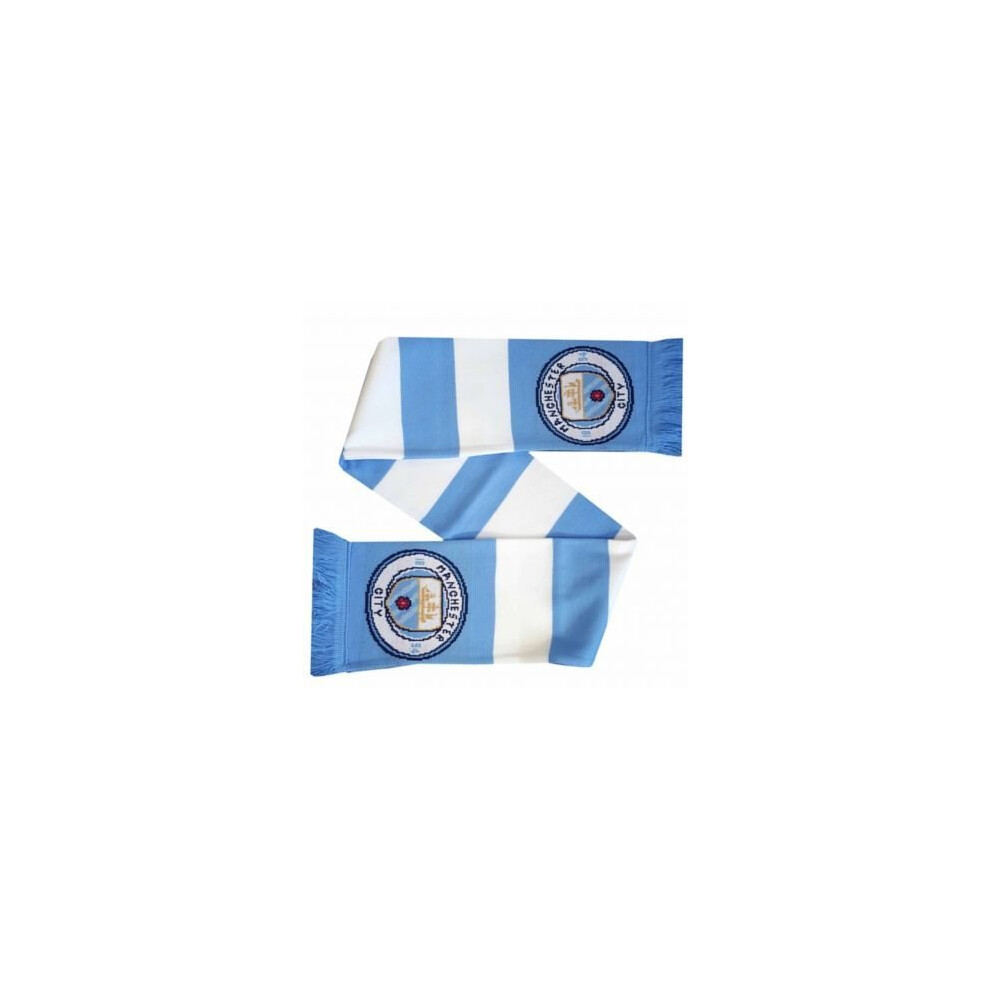 Manchester City Official Crest Bar Scarf