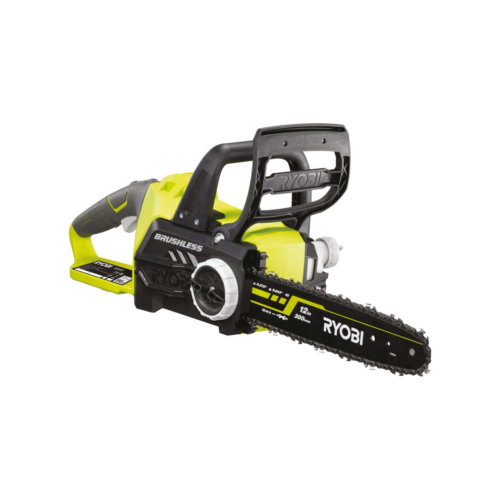 Ryobi Ocs1830 18V One+ 30 Bar Cordless Brushless Chainsaw (Battery & Charger Excluded)
