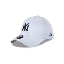 New Era Mens MLB Basic NY Yankees 9Forty Adjustable Baseball Cap White One Size