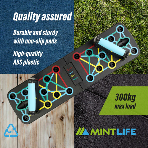 Mintlife Pushup Board For Men  Women  FREE 30Week Training Program  Portab 2