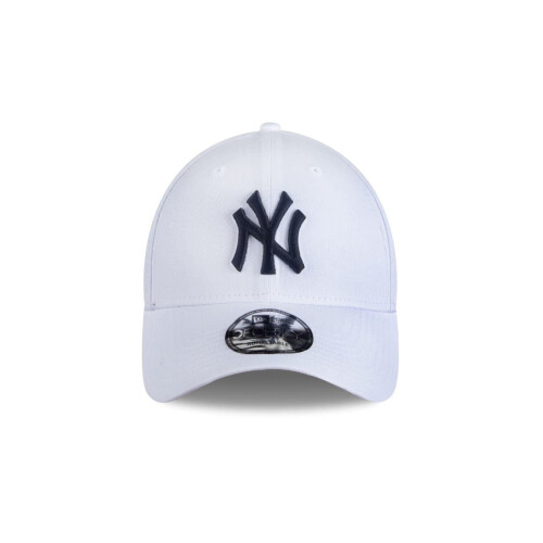 New Era New Era Mens MLB Basic NY Yankees 9Forty Adjustable Baseball Cap White One 1
