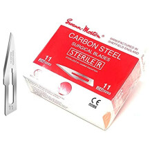 Swann Morton No.11 Sterilised Surgical Blades (X100 Single Blades)