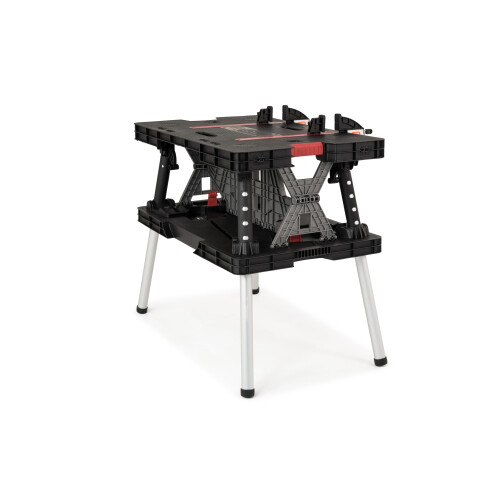 Keter Keter Folding Work Table, Black, 85x55x75.5 cm 1