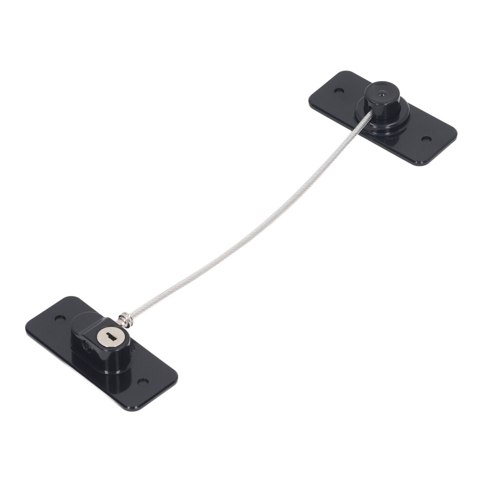Childproof Window Restrictor, 360 Rotatable, Non Mark, Black