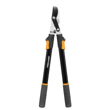 Fiskars Telescopic Tree Pruner for fresh wood, Non-stick coating, Hardened Precision Steel, Handle length: 63 to 83 cm, Black/Orange, L13, 1027528