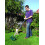 Greenkey Rolling Lawn Aerator, Manual 300mm Spiked Roller, Green, Mixed Materials, Compact Style 4