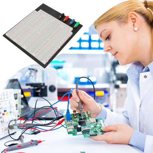 Joyzan 3220 Point Solderless Electric Breadboard, ZY-208 Circuit Testing Breadboards Prototype PCB Universal Test Board for Proto Shield Distribution 1