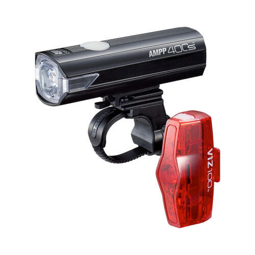 CatEye CatEye Bike Lights Set  400 Lumen LED Front Bicycle Light Front  Back with