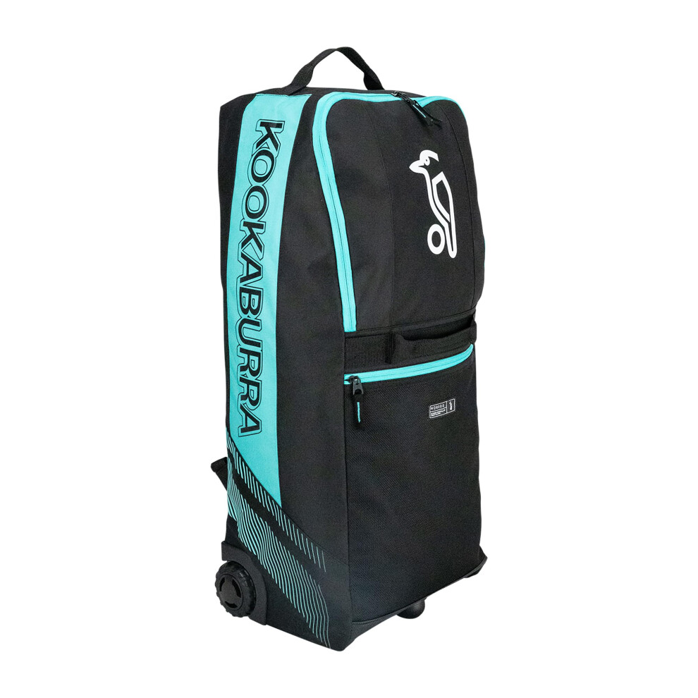 Kookaburra Wd6000 Wheelie Duffle Cricket Bag - /Teal, S Black