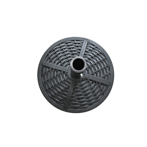 Ram 10kg Heavy Duty Rattan Effect Parasol Base 42CM 2