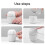 (white) Portable Mini Cool Mist Battery Humidifiers,usb Personal Desktop Humidifier Tw 4
