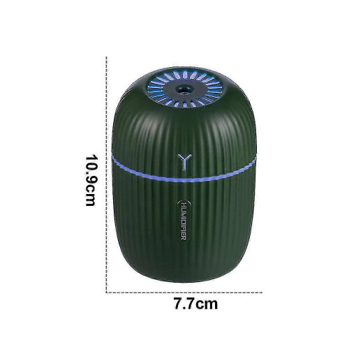 (green) Portable Mini Cool Mist Battery Humidifiers,usb Personal Desktop Humidifier Tw 1