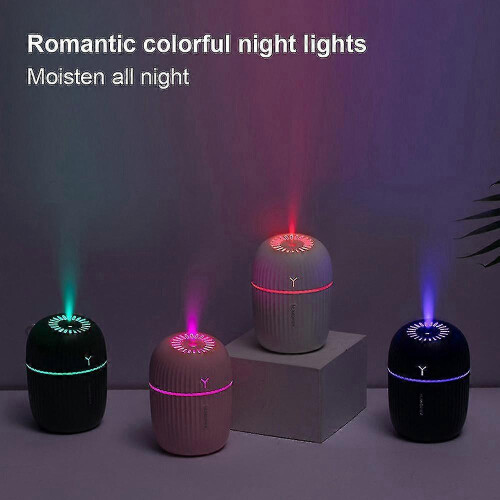 (white) Portable Mini Cool Mist Battery Humidifiers,usb Personal Desktop Humidifier Tw 2