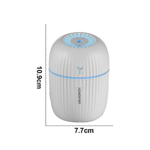 (white) Portable Mini Cool Mist Battery Humidifiers,usb Personal Desktop Humidifier Tw 1