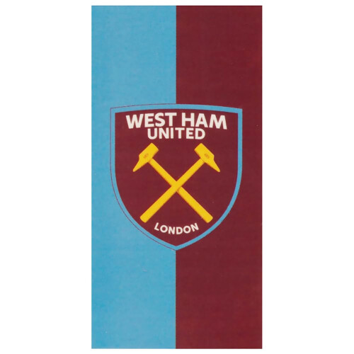 Lettuce The Hammers West Ham Claret Sky Towel 1