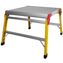 Excel Fibreglass Folding HopUp Platform Bench 600mm x 600mm - Robust, Insulated, Safe for Low Level Work, 600mm Hopup, Foldable hopup, hopup, hopup p
