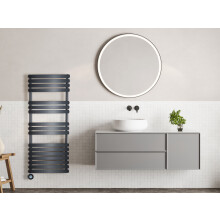 Eden Rovonte - Towel Radiator (1200W) - 1200 x 500 - Anthracite