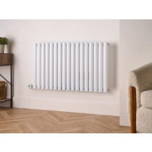 Eden Teppra - Horizontal Radiator (1200W) - 600 x 1080 - White