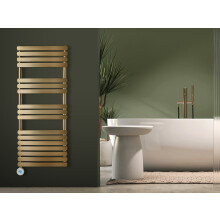 Eden Rovente - Towel Radiator (1200W) - 1200 x 500 - Brass