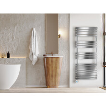 Eden Rovente - Towel Radiator (1200W) - 1200 x 500 - Chrome