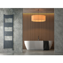 Eden Caldera - Towel Radiator (1200W) - 1800 x 500 - Anthracite