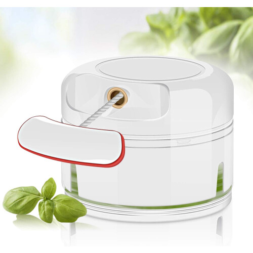 Effortless Operation Manual Food Processor, Safe Durable Material For Reliability, Quick Chopping Vegetables With Precision, Portable Design For 1