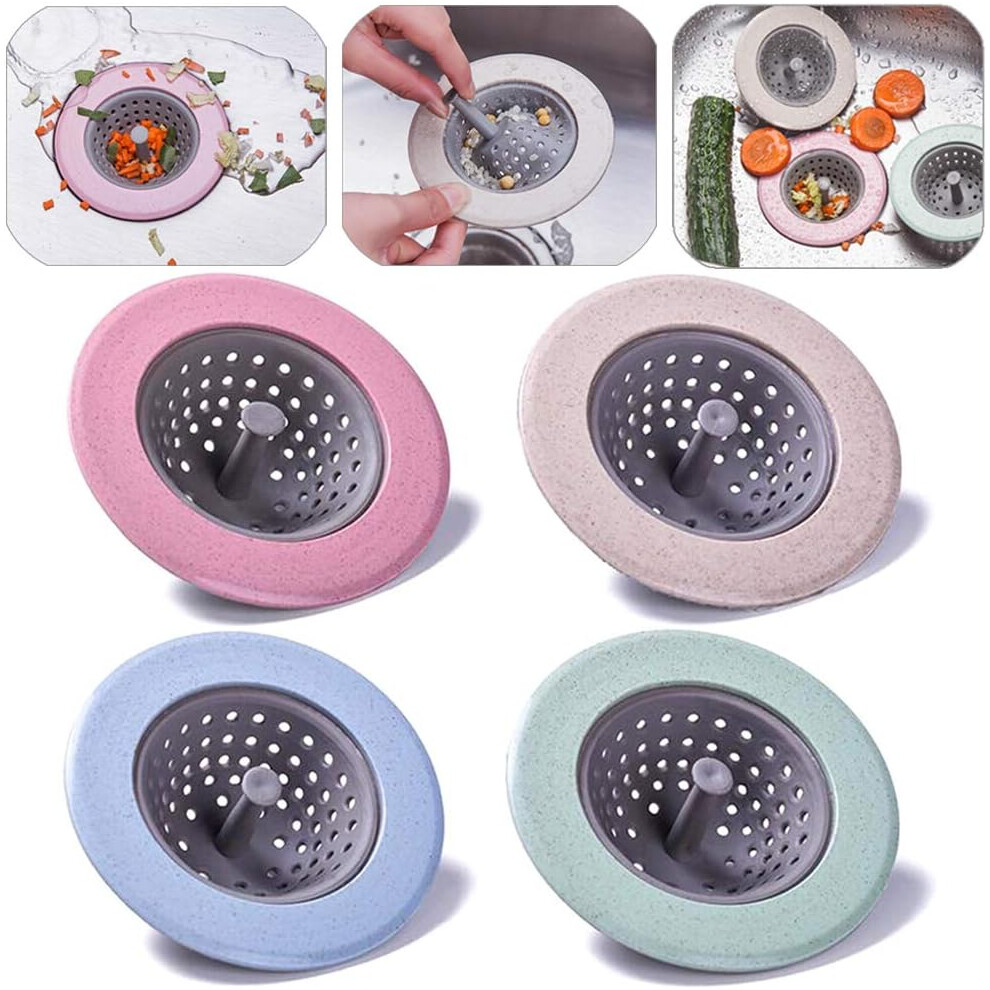 Anti-Clogging Sink Filter, Fine Mesh For Efficient Strainer, Non-Slip Wear-Resistant Silicone Basket Blocks Food Debris And Hair, Quick Drainage For 9128293202206