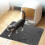 (40*50cm) Litter Box Mat,cat Mat,honeycomb(30*30cm,black) Tw 1