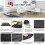(45*60cm) Litter Box Mat,cat Mat,honeycomb(30*30cm,black) Tw 5