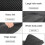 (40*50cm) Litter Box Mat,cat Mat,honeycomb(30*30cm,black) Tw 4