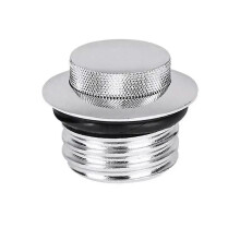 (silver) Motorcycle Modified Accessories Harley Modified Press-type Fuel Tank Cover Cnc Fuel Tank Pop-up Gas Cap Tw