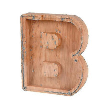 (B) Wooden Piggy Bank Alphabet Cash Box Letters Coin Piggy Bank Kids Money Boxa Tw