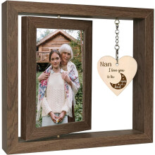(Nan I Love You to the Moon and Back) Grandad Love You forever Photo Frame Grandfather Birthday Father's Day Gifts from Grandchildren