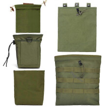 (Type-C-CP) New Hunting Bag Magazine Pouch Military Airsoft Molle Tactical Waist Bag Reloader Mag Dump Drop Pouch Ammo Accessories Bag Tw