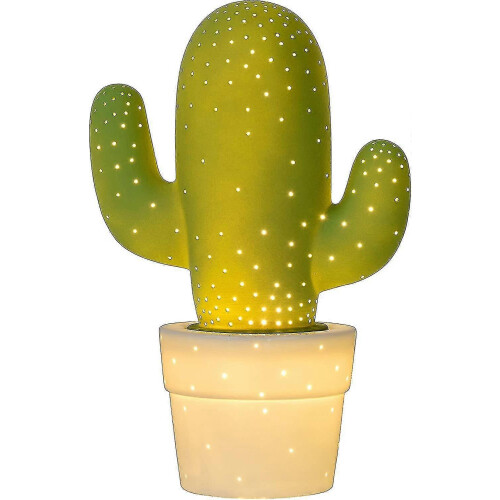 Lucide Cactus - Lampe De Table -  20 Cm - Rose Tw