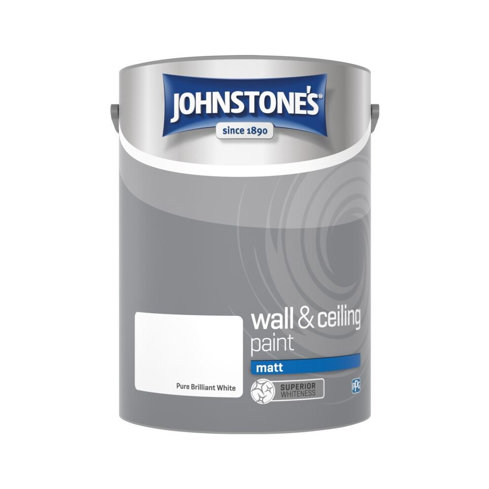 (5l) Johnstones Matt Emulsion - Brilliant White