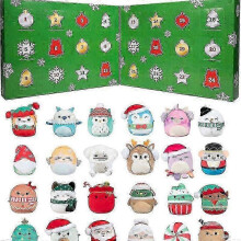 (A) 24 Micromallows Holiday Squishmallows Advent Calendar, 2025 edition