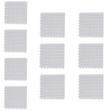 Kitchen Bathroom Floor Mat Interlocking Hollow Out-Gray 10