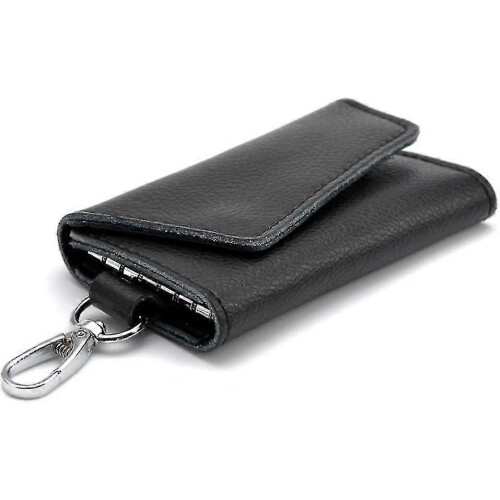 Leather Key Case, Leather Key Pouch (black) Hs Tw