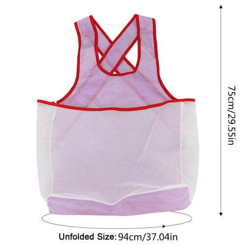 Praktischer Wäschekittel, einzigartige-Lila Mesh-Stil 1