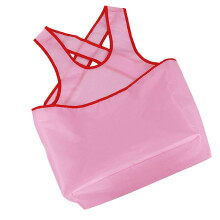 Sturdy Apron with Pockets Foldable Clothes Drying-pink style