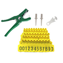 Farm Animal Livestock Tool 001 to 100 Sheep Ear Card Poultry-A