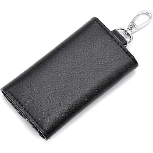 Leather Key Case, Leather Key Pouch (black) Hs Tw 1