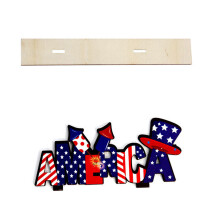 4th of Julys Table Decorations Patriotic-AMERICA Top Hat Fire