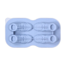 Handige ijsvormpjes voor koude dranken, 4 roosters,-Blauw